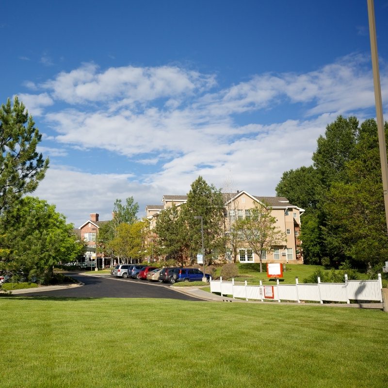 Someren Glen Senior Living Community in Centennial, CO - exterior someren glen square